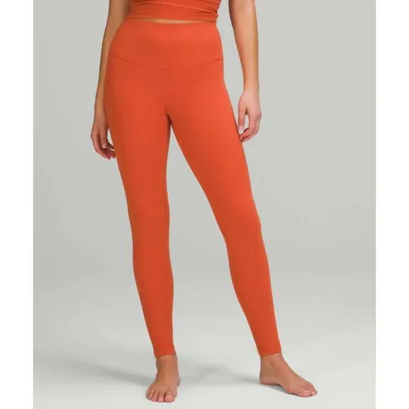 Women Lululemon Align High-Rise Pant 28" Canyon Orange Size 4 Yoga Athleisure - Picture 1 of 8